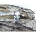 100% Pure Titanium Men's Ring Size 10 US (Silver)