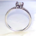 AMAZING! Ring With 1.75 Carat Simulated Diamonds Size 8 US