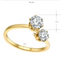 RETAIL PRICE: R 2 399 Titanium Princess Cut Ring With Simulated Diamonds Size 7;8;9;10;11 US