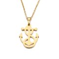 Titanium Ship Anchor Necklace **R 799** (GOLD)