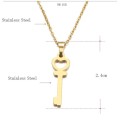Titanium Key Necklace **R 799** (GOLD) 45 cm