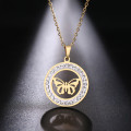 100% Genuine Titanium Lucky 4-Leaf Clover Necklace **R 899** (GOLD)