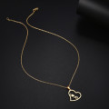 100% Genuine Titanium Love Heart Necklace **R 799** (GOLD)
