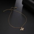 Titanium Heartbeat Heart Necklace **R 699** (GOLD) 45 cm