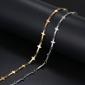 Titanium Cross Bracelet 22 cm (SILVER)