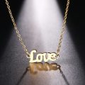 Titanium "Love" Necklace 45 cm