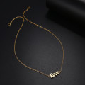 Titanium "Love" Necklace 45 cm