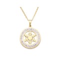 Retail Price: R 1 899 Titanium Snowflake Necklace With Simulated Diamonds 45 cm (GOLD ONLY)