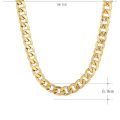 Titanium Cuben Link Curb Men's Necklace 60 cm (SILVER) *R 999*