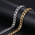 Titanium Cuban Link Curb Men's Bracelet 22 cm (SILVER) *R 999*