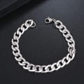 Retail Price: R 1 499 Titanium Cuban Link  Men's Bracelet 22 cm (SILVER ONLY)