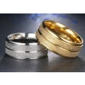 Frosted Titanium Ring 8 mm **R 999** Size 11 US (SILVER)