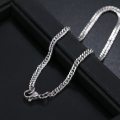 RETAIL PRICE: R 1 199 (NEVER FADE) Titanium Snake Chain Necklace 60 cm (SILVER ONLY)