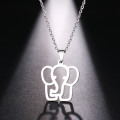 Titanium "Elephant" Necklace Silver 45 cm *R 499*