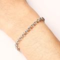 RETAIL PRICE:R1 399 (NEVER FADE) Titanium Roly Poly Bracelet 22 cm (SILVER ONLY)