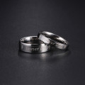 Titanium  "HIS & HERS"  Ring **R 699** Size 7; 8; 9 US