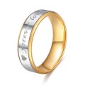Titanium "Forever His & Hers" Ring 8 mm Size 10; 11 US