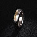 Titanium Ring With Simulated Diamond **R 899**  Size 7; 8; 9; 10 US