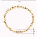 RETAIL PRICE: R 1 399 (NEVER FADE) Titanium Roly Poly Bracelet 22 cm (GOLD ONLY)