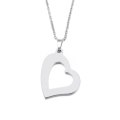 Titanium "Heart" Necklace 45 cm **R 899** (SILVER)