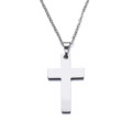 Titanium Cross Necklace **R 699** 45 cm (SILVER)