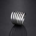 "Lucky 7" Titanium  Ring Size 7; 8; 9; 10 US *R 899* SILVER