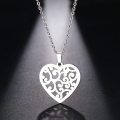 Titanium Heart Necklace 45 cm **R 699** (SILVER)