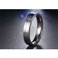 Titanium Ring  **R 899** (SILVER) Size 9; 10 US