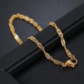 Titanium Singapore Bracelet 22 cm **R 899** (GOLD)