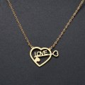 Titanium Heart Necklace 45 cm *R 899* SILVER