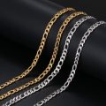 RETAIL PRICE: R 999 Titanium Figaro Bracelet 22 cm  (GOLD)