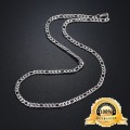 Retail Price: R 1 099 Titanium Figaro Necklace 60 cm (SILVER ONLY)