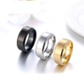 Retail Price R 1 100 Titanium Men's Ring 8 mm Size 10 US (Black)