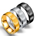 Retail Price R 1 100 Titanium Men's Ring 8 mm Size 10 US (Black)
