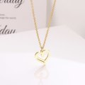 RETAIL PRICE: R 999 Titanium Fine Heart Necklace (GOLD ONLY) 45 cm