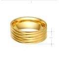 Retail Price: R 1 099 Titanium Ring 8 mm Size 11 US (GOLD ONLY)