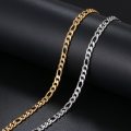 RETAIL PRICE: R 999 Titanium Figaro Bracelet 22 cm  (GOLD ONLY)