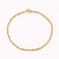 Retail Price: R 1 099 Titanium Wheat Bracelet 22 cm (GOLD ONLY)