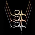 RETAIL PRICE: R 1 099 Titanium Heartbeat Necklace 50 cm (SILVER ONLY)