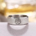 RETAIL PRICE: R 999 Frosted Titanium "Tree Of Life" Ring Size 8 US(SILVER)