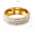 RETAIL PRICE: R2 199 (NEVER FADE) Titanium Ring Size 9 US (GOLD ONLY)