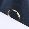 Retail Price R 1 100 Titanium Ring With Simulated Diamond 4 mm Size 7 US (GOLD ONLY)