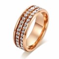 RETAIL PRICE:R1 899 (NEVER FADE) Titanium Ring 8 mm Size 10 US (ROSE GOLD ONLY)