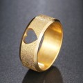 RETAIL PRICE:R 999 (NEVER FADE) Titanium Heart Ring Size 7 US (SILVER ONLY)
