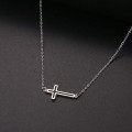 Retail price: R 999 (NEVER FADE) Titanium "Infinity Cross" Necklace 45 cm (SILVER ONLY)
