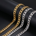Retail Price: R 1 899 (NEVER FADE) Titanium Cuban Link Men's Necklace 60 cm (GOLD ONLY)