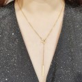 RETAIL PRICE: R 999 Titanium "Star & Stick" Necklace 60 cm  (GOLD ONLY)