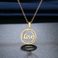 Retail Price:R1 199 (NEVER FADE) Titanium Diamond Love Necklace 45 cm (SILVER ONLY)