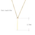 RETAIL PRICE: R 1299 (NEVER FADE)Titanium "Stick" Necklace 45 cm  (GOLD ONLY)