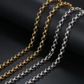 RETAIL PRICE:R1 399 (NEVER FADE) Titanium Roly Poly Necklace 60 cm (GOLD ONLY)